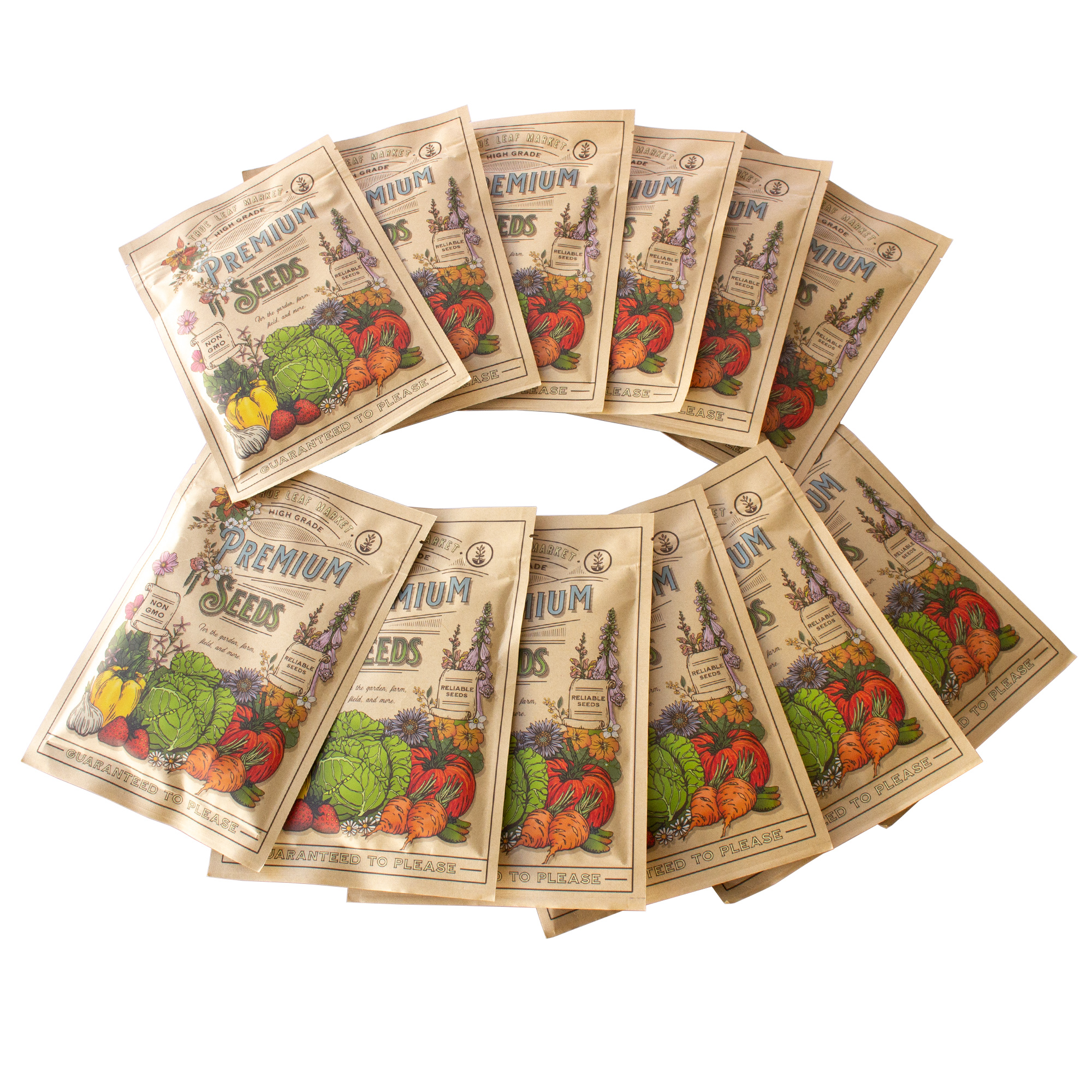 Seed Assortment: Basic Dozen Microgreens - Grow Micro Greens - Growing Micro Herbs & Vegetables, Shoots, Baby Leaf Salad