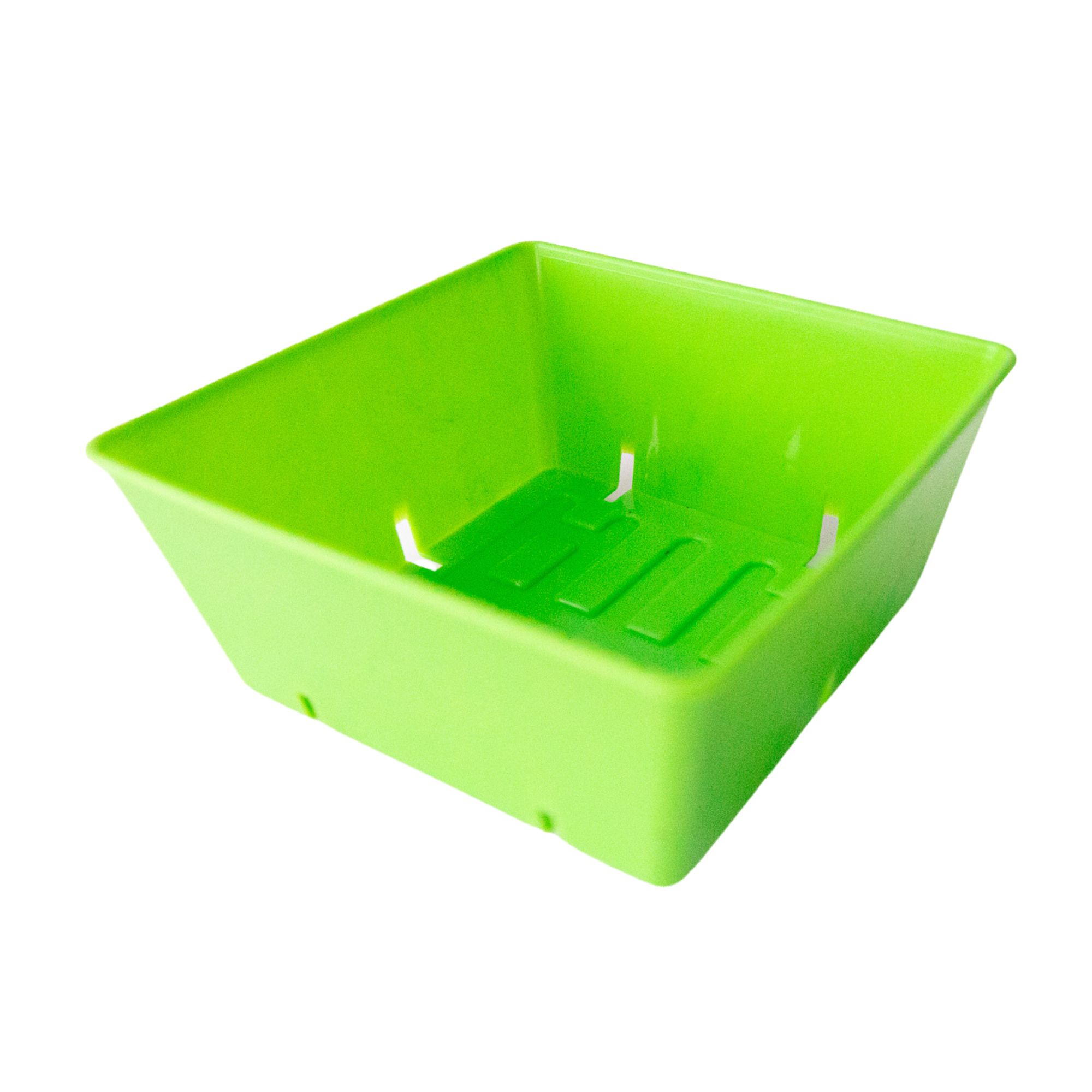 Heavy Duty 5 x 5 Microgreens Tray Inserts - Colorful Green Tray Inserts for Micro Greens, Wheatgrass, & More - 80 Pack