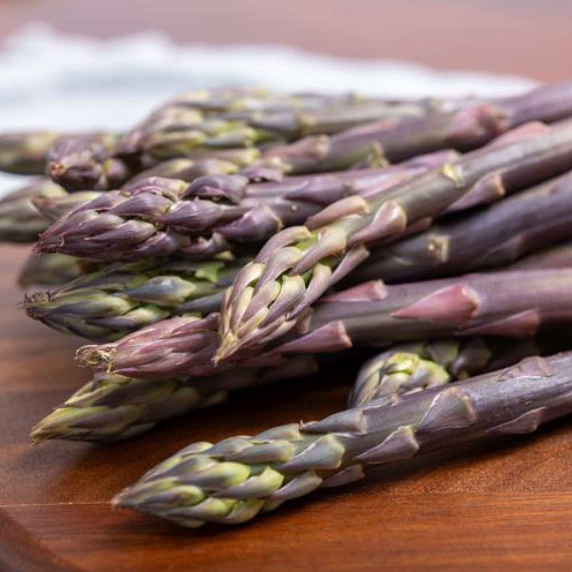 Asparagus Crowns - Sweet Purple - 10 Pack - Asparagus officinalis - Live Asparagus Spring Plant Root Starts - Grow Heirloom Gard