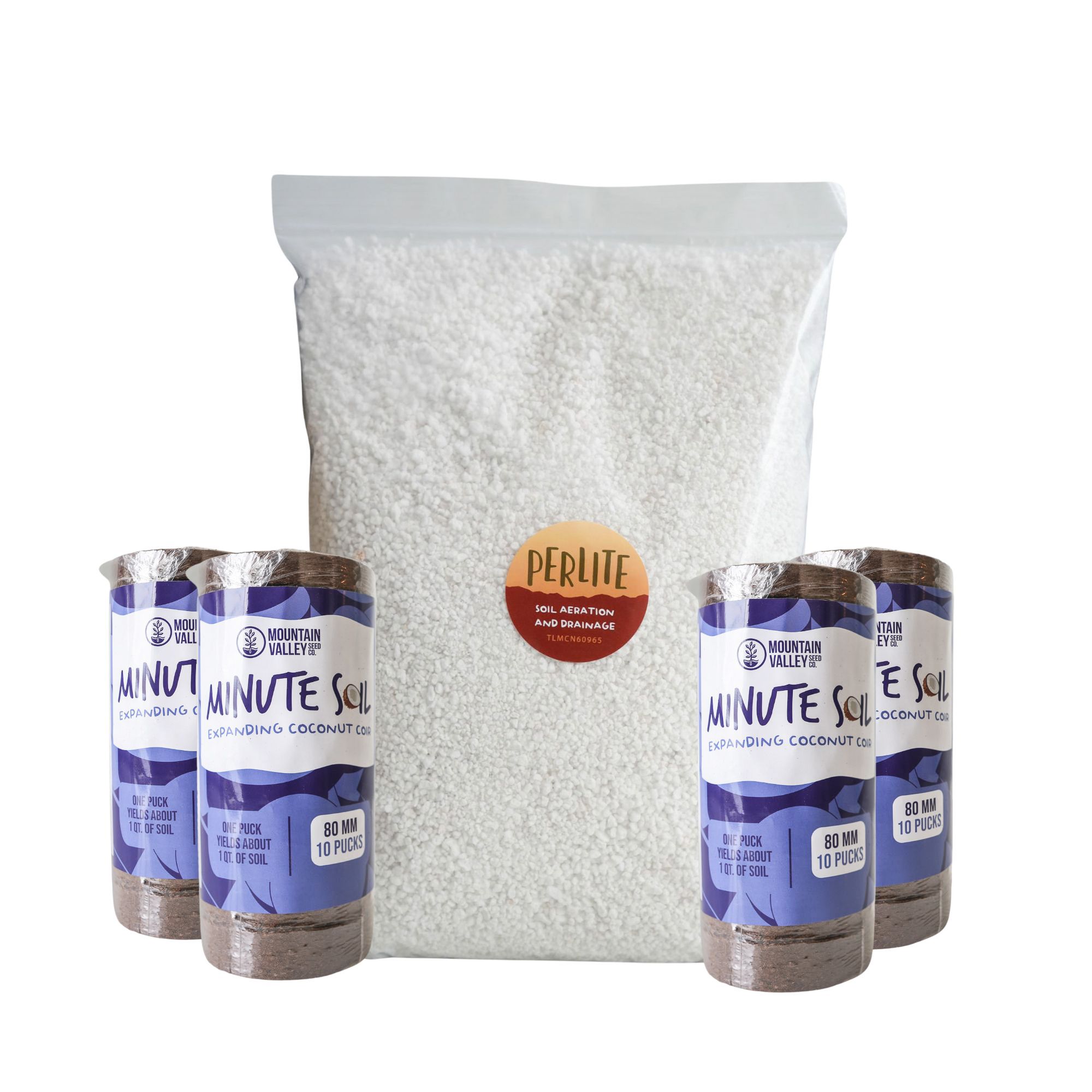 Seed Starting Soil Mix 4 Tray Supply - Indoor Seed Starting Mix - Soil for Greenhouse Seed Starting - Best Soil for Seedlings - 