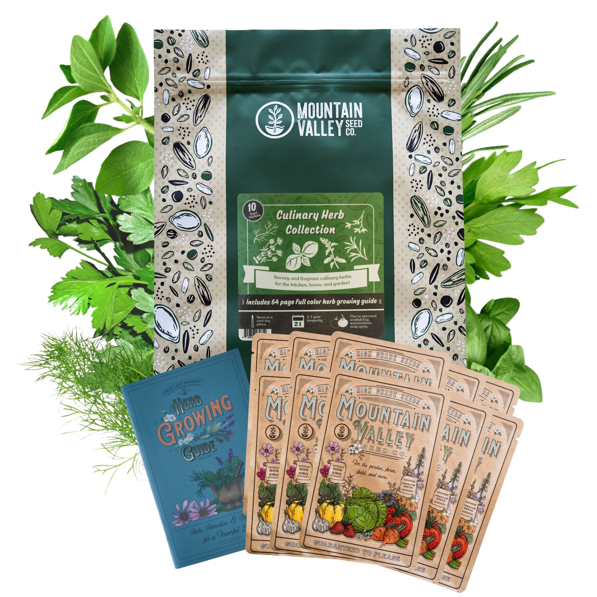 Sustainable Seeds Culinary Herb Seeds Collection and Growing Guide