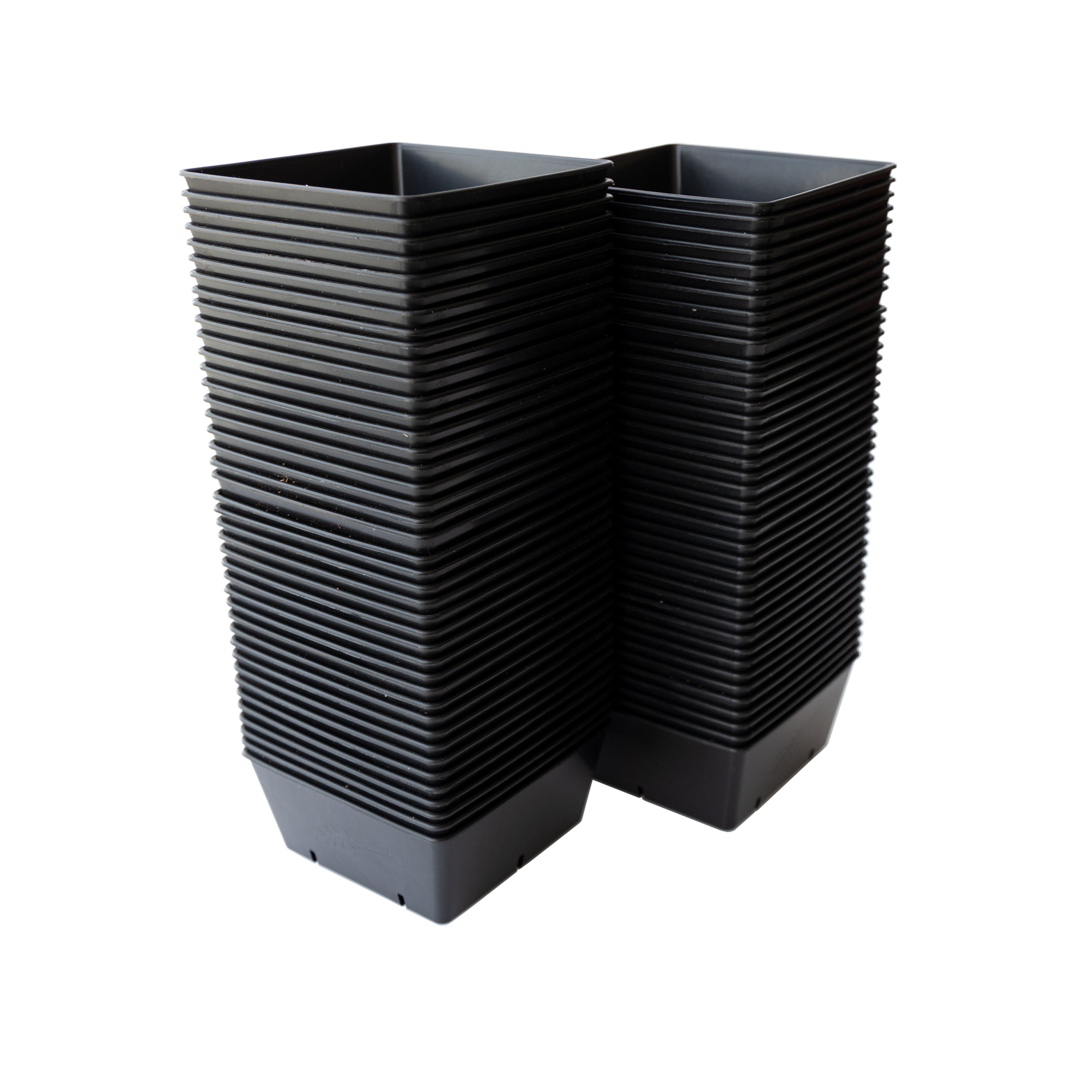 5 x 5 " Bulk Garden Tray Inserts - Bootstrap Farmer Brand - 80 Pack - Heavy Duty, Reusable, Garden Nursery Growing Flats - Green