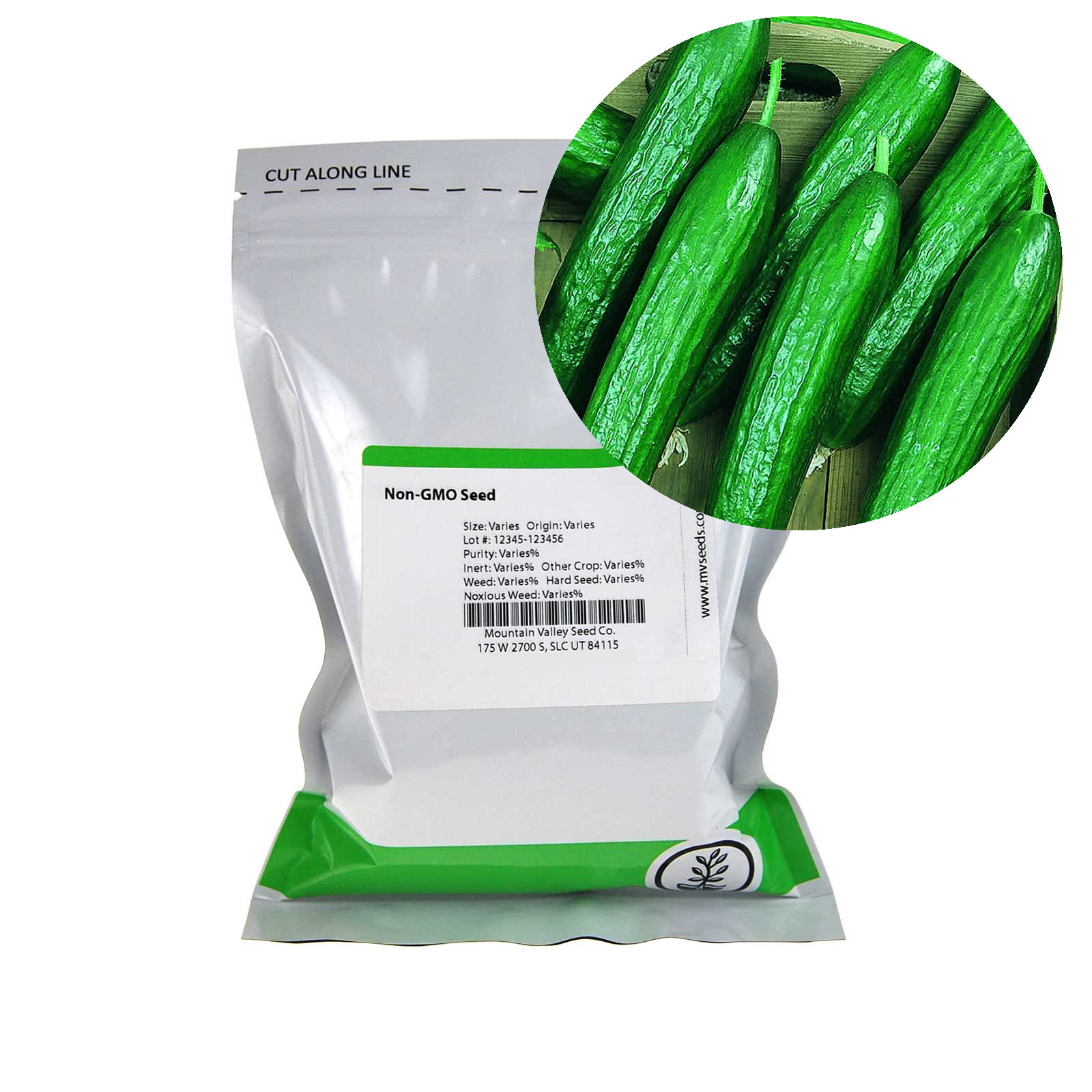 Seeds: Beit Alpha CMR/MMR Cucumber Garden - 4 Oz- Non-GMO Vegetable - Buy Non-GMO Cucumis sativus Farm & Gardening Seeds Online