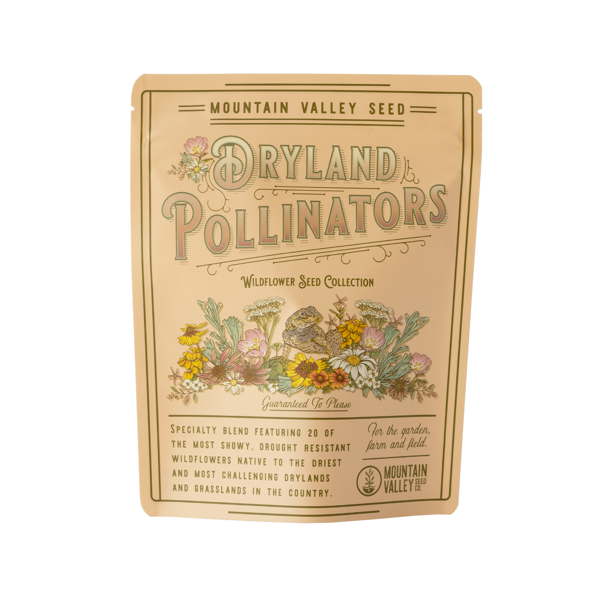 80,000 Wildflower Seeds - Dryland Pollinator Wildflower Mix -Regional Pollinator