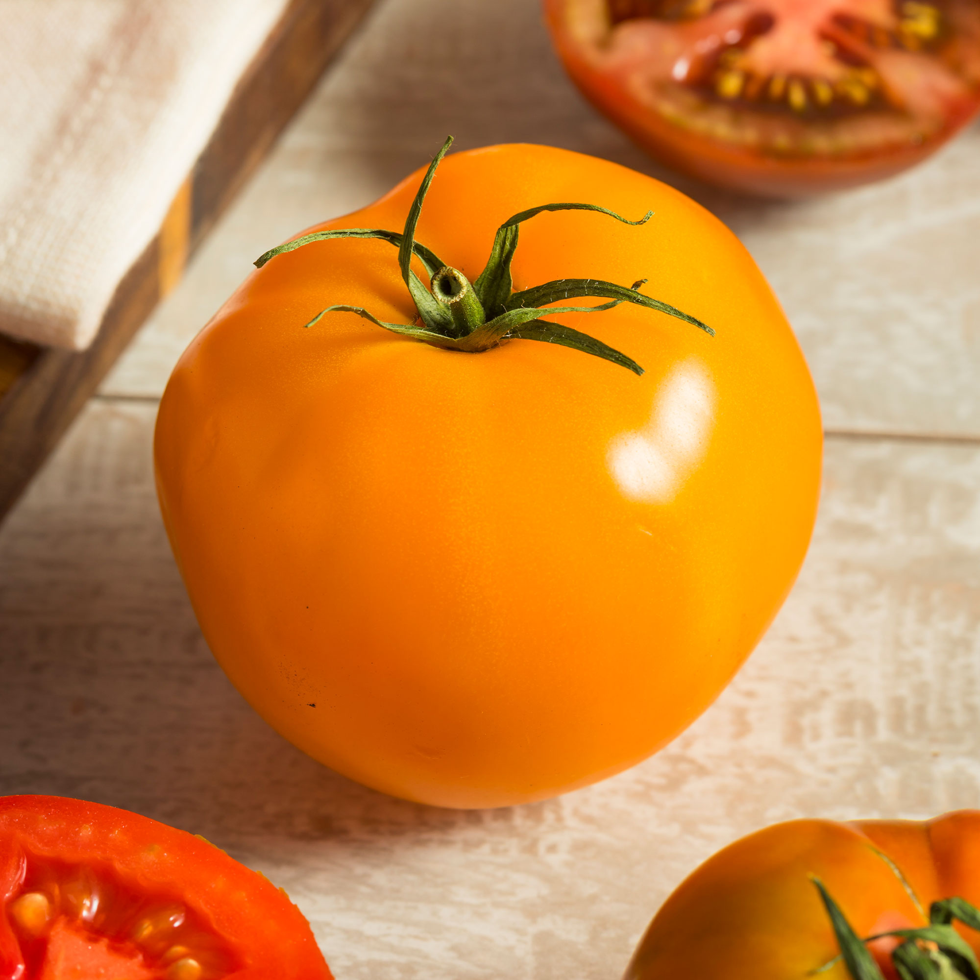 Tomato Seeds - Jubilee - 4 Oz ~30K -Garden Vegetable-Non-GMO, Heirloom - Buy Non-GMO Solanum lycopersicum Farm & Gardening Seeds