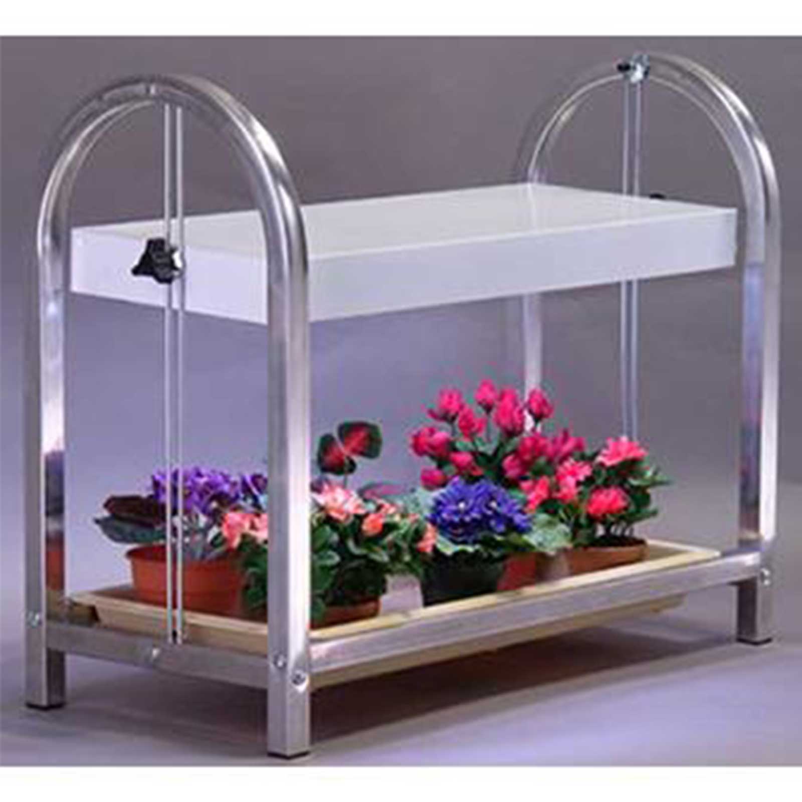 tray growing stand single 1 tray aluminum growing rack